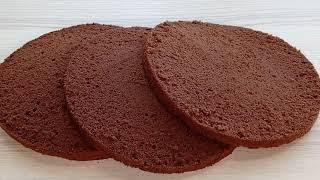 Шоколадный БИСКВИТ в газовой духовке/Пышный влажный бисквит#еда#бисквит#рецептбисквита