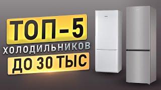 ТОП-5 Холодильников до 30 тысяч рублей! Лучшие холодильники 2020.